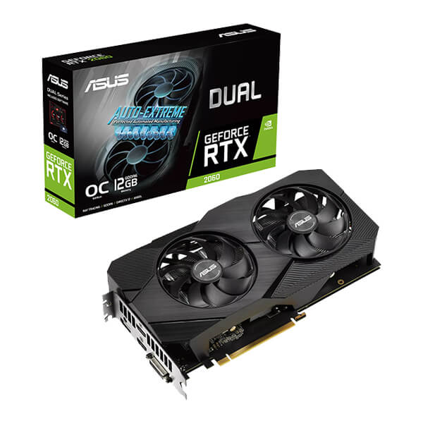 デュアルカール Buy Asus Dual RTX 2060 EVO OC | 12GB Graphics Card | Mdcomputers.in